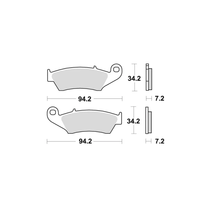 Ajánlat PLAQUETTES DE FREIN AVANT BRAKING SUZUKI RMZ 250 2004-24