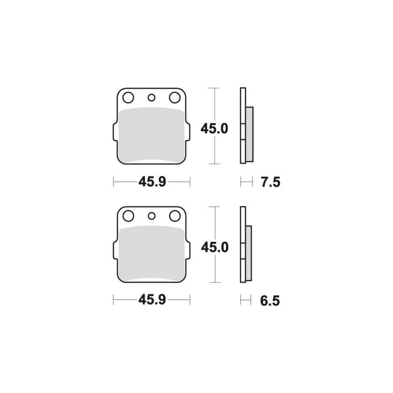 Újdonság PLAQUETTES DE FREIN AVANT BRAKING HONDA CR 85 03/07