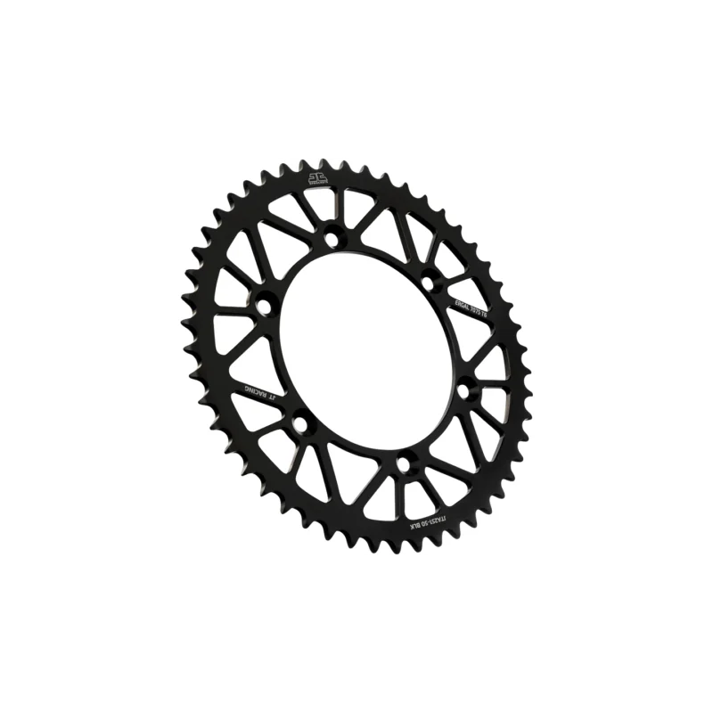 Couronne JT SPROCKETS 50 dents alu noire ultra-light anti-boue pas 520 type 251 Yamaha WRF 450 2003-18 Azonnali szállítás