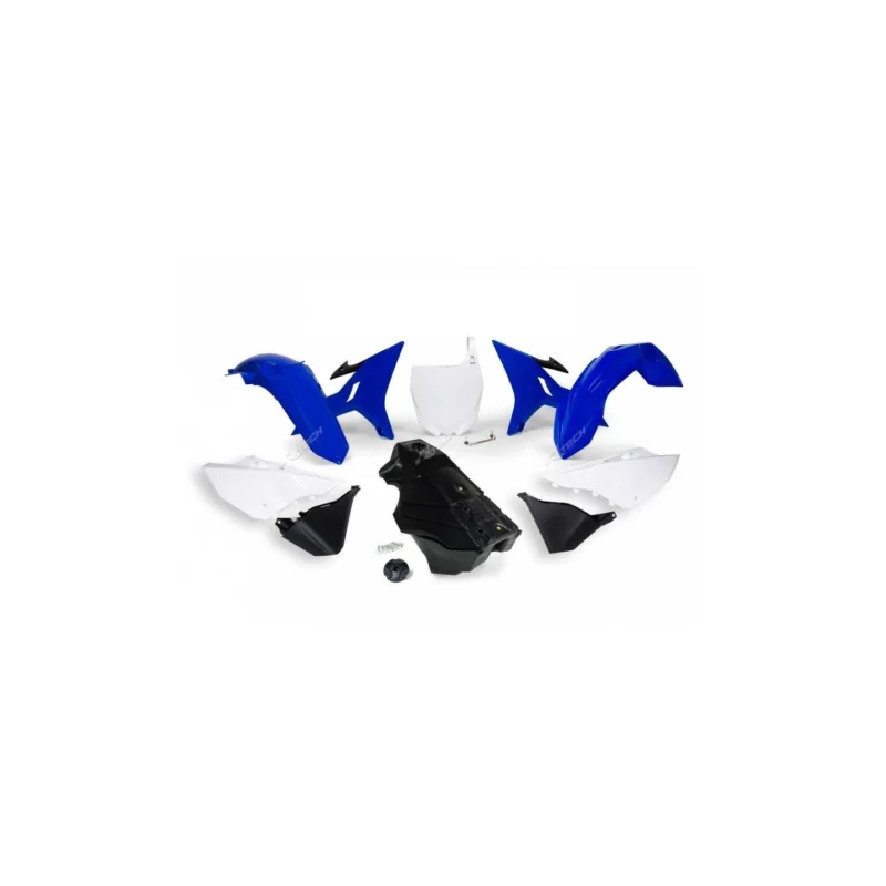Rendeld meg most Kit plastique carénage RACETECH Révolution + réservoir couleur origine bleu / blanc / noir - Yamaha YZ125 YZ250 02-2021