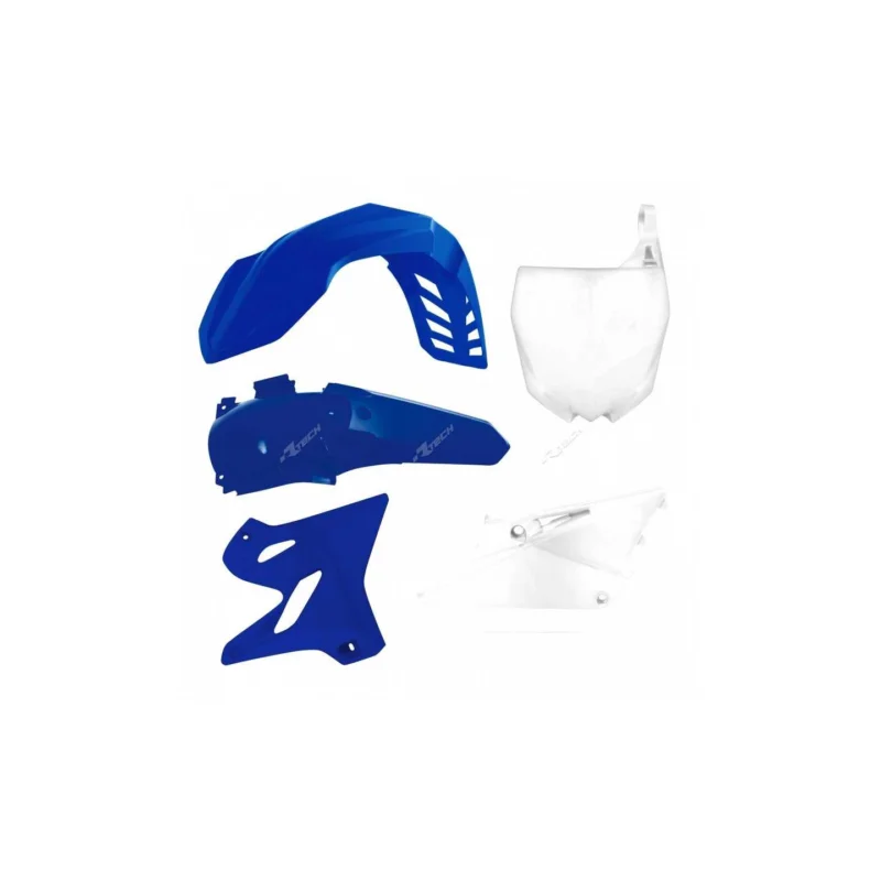 Kiárusítás Kit plastique carénage RACETECH couleur origine bleu / blanc -Yamaha YZ 125 YZ 250 2015/19