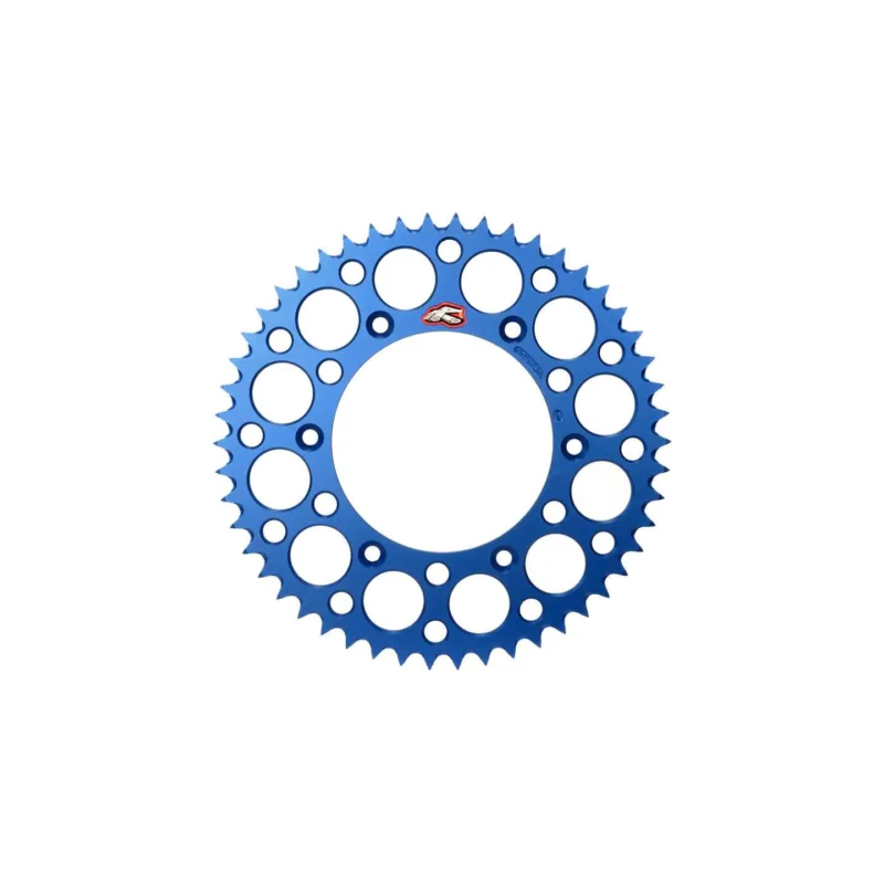 Couronne RENTHAL Ultralight alu anti-boue pas 520 type 150U Yamaha YZ-125 1999-24 anodise BLEU Vedd meg most