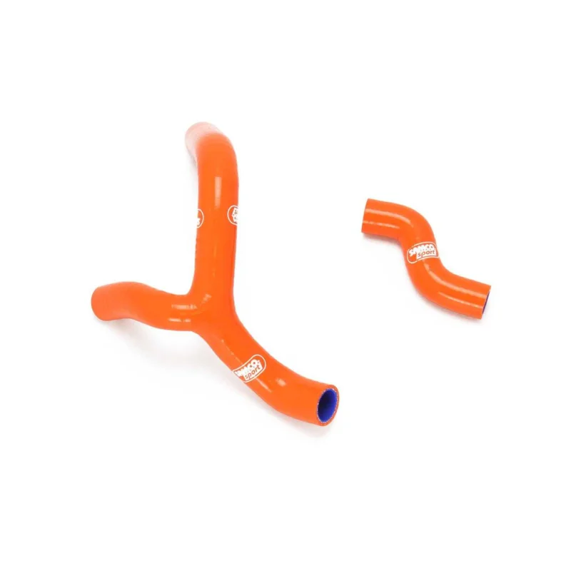 Durites de radiateur oranges SAMCO kit transformation Y - 2 durites KTM SXF 350 2011-15 Biztonságos vásárlás