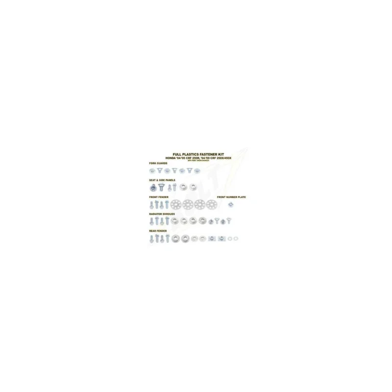 Vásárlói kedvenc Kit vis complet de plastiques carénage Bolt Honda CRF 250 2004-05