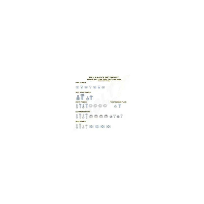 Kit vis complet de plastiques carénage Bolt Honda CRF 250 2010-13 Gyors kiszállítás
