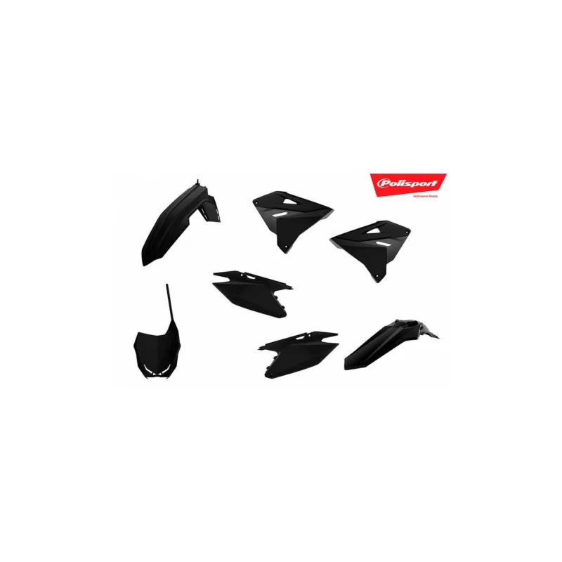Olcsó KIT PLASTIQUES CARENAGE RESTYLÉ COMPLET POLISPORT NOIR SUZUKI RM 125 250 2001-08