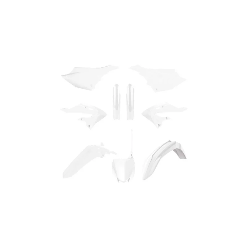 Vedd meg online Kit plastiques carénage POLISPORT blanc YAMAHA 125 250 YZ 2022-24