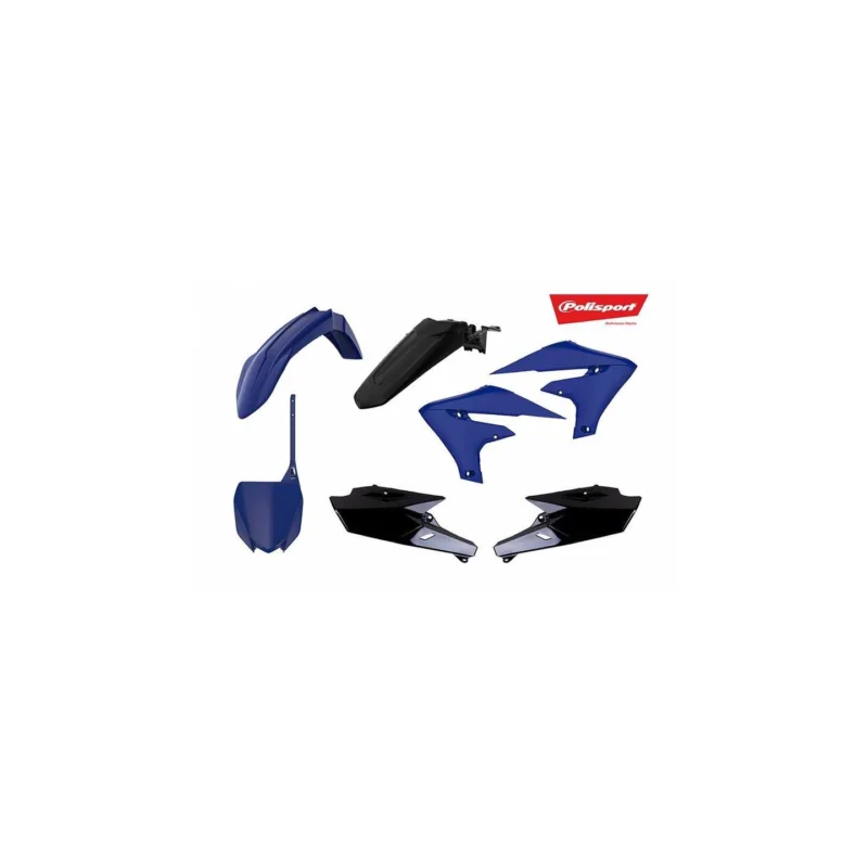 Prémium KIT PLASTIQUES CARENAGE POLISPORT NOIR BLEU YZF 250 2019-23 450 2018-23
