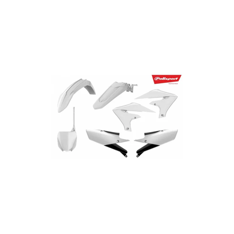 KIT PLASTIQUES CARENAGE POLISPORT BLANC YZF 250 2019-22 450 2018-22 Kiárusítás