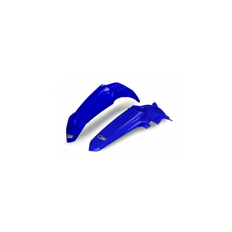 GARDE BOUE AVANT ET ARRIERE UFO YAMAHA 125 250 YZ 2022-24 COULEUR BLEU ORIGINE Azonnali szállítás