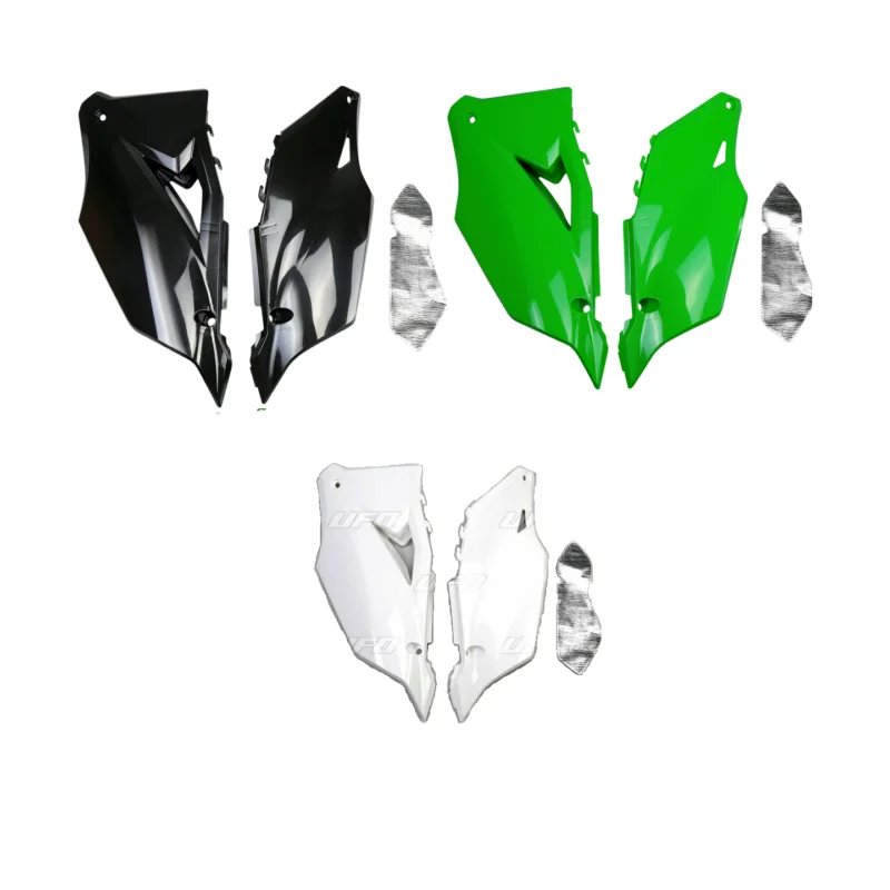 PLAQUES PLASTIQUES CARENAGE LATERALES UFO KX 450 2019-22 KX 250 2021-22 Expressz kézbesítés
