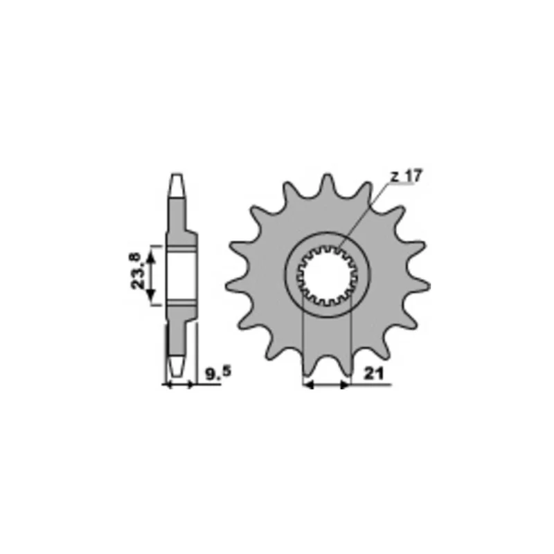 Azonnal elérhető PIGNON PBR ACIER HONDA CRF 250 2022-24