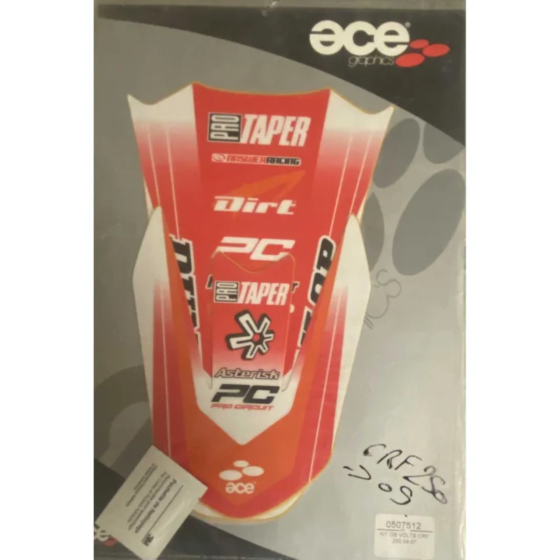 KIT STICKERS GARDE BOUE AVANT+ ARRIERE HONDA CRF 250 2004-07 Azonnal elérhető