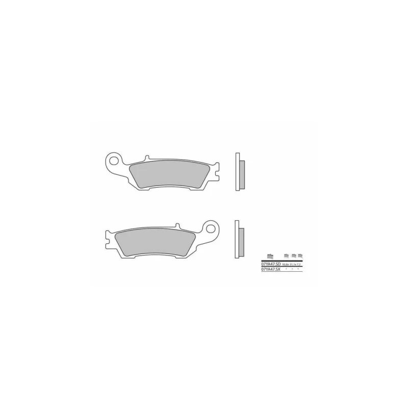 Ajánlat PLAQUETTES DE FREIN ARRIERE BREMBO YAMAHA YZ 125 2008-24 et 250 2008-23