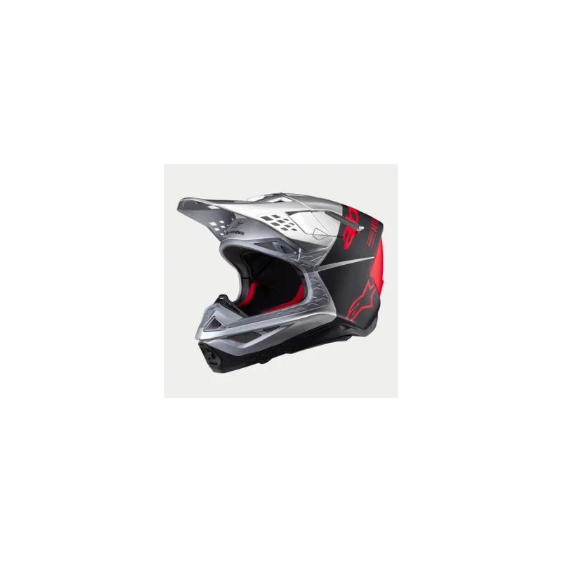 Olcsó Casque Alpinestars Supertech M10 Flood Argent