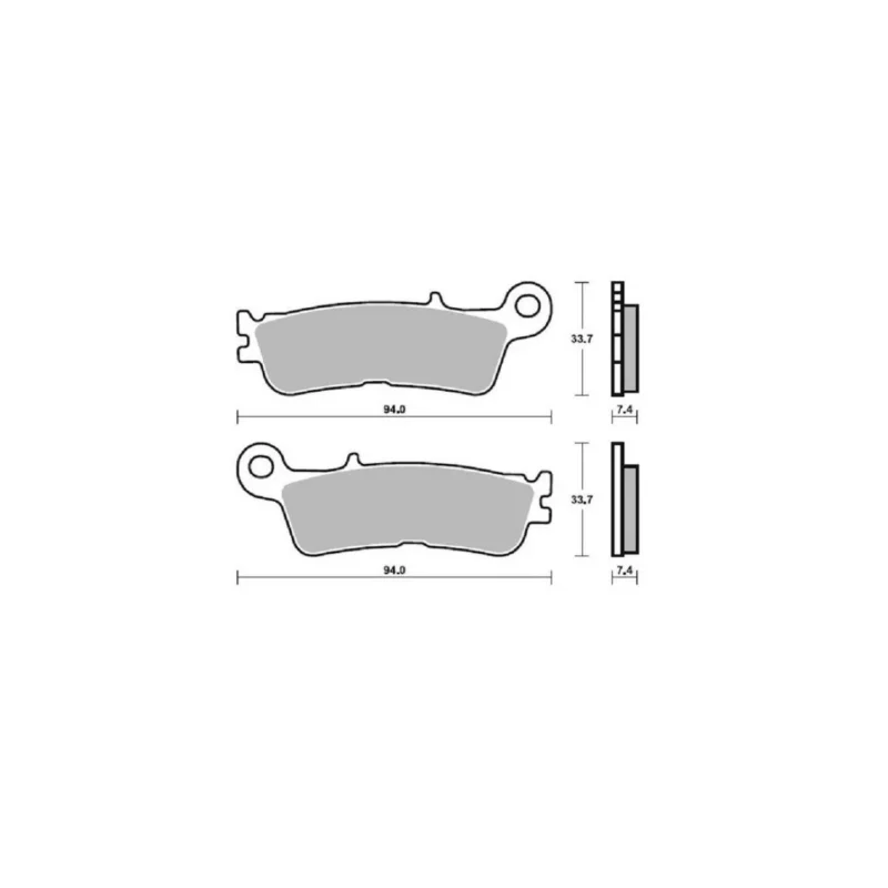 Ne maradj le PLAQUETTES DE FREIN AVANT MOTO MASTER SINTER PRO YAMAHA YZF 450 2020-2024