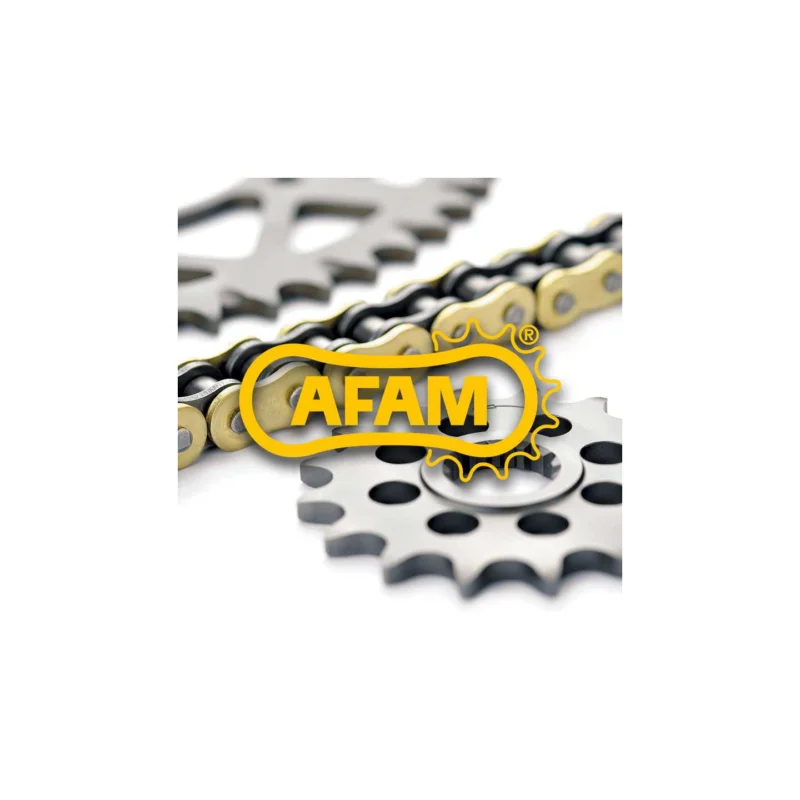 Kit chaîne AFAM 520MR2 13/51 standard - couronne anti-boue acier KTM SX 125 2020-25 Vedd meg most