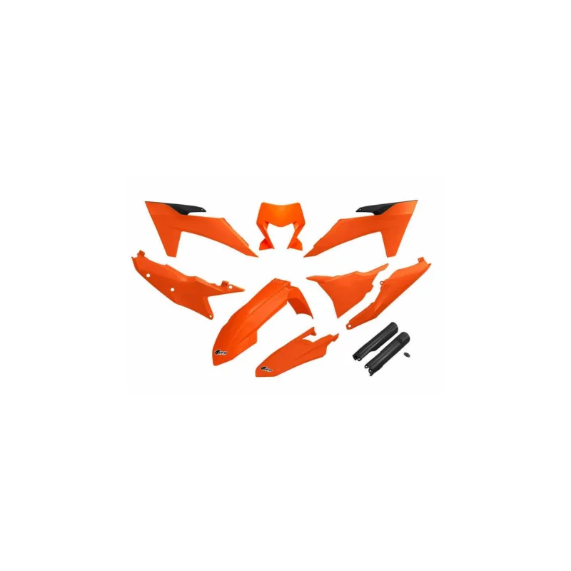 KIT PLASTIQUES CARENAGE UFO ORANGE KTM EXC 150 250 300 ET EXCF 250 350 450 2024-2025 Gyors szállítás