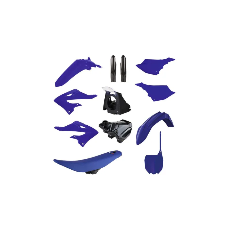 Rendeld meg most KIT PLASTIQUES CARENAGE POLISPORT RESTYLÉ BLEU YAMAHA YZ 125 250 2002-2021