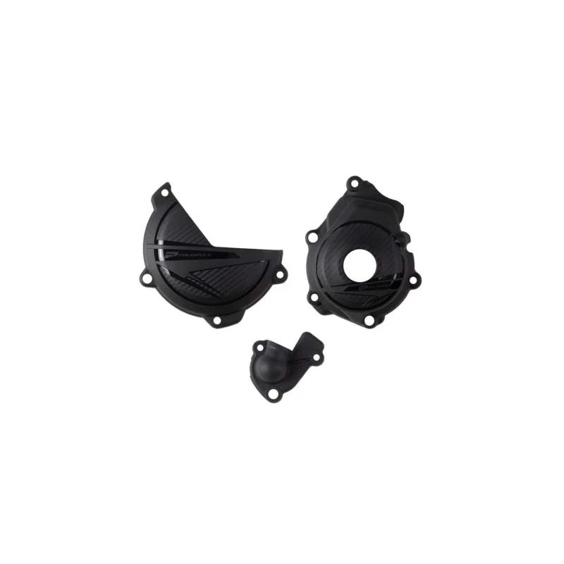 KIT DE PROTECTIONS DE MOTEUR POLISPORT NOIR KTM SXF 250 350 ET HUSQVARNA FC 250 350 2023-2025 Olcsóbb